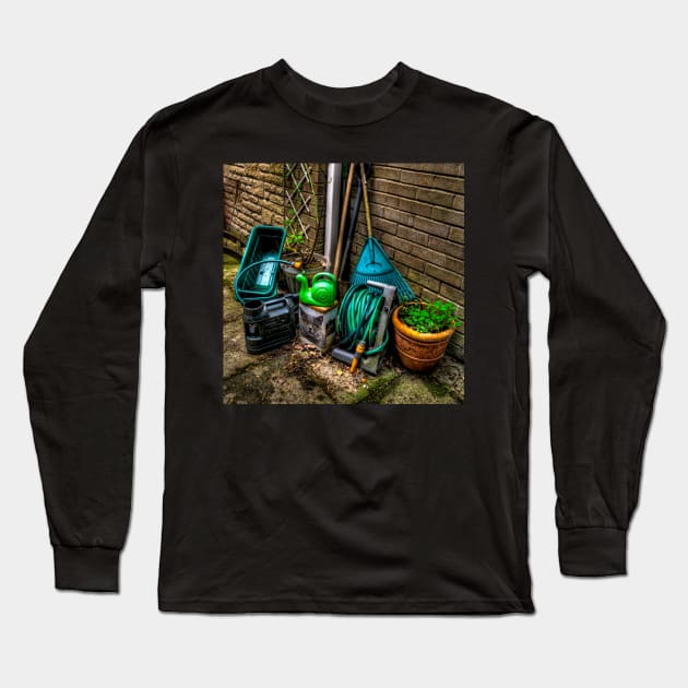 HDR Garden Drain Pipe Long Sleeve T-Shirt by axp7884